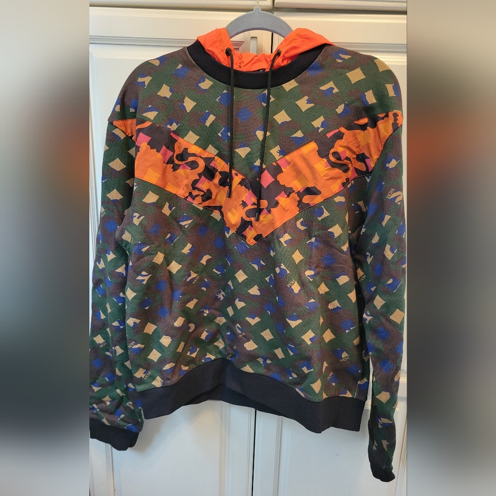 MCM Colorful Camouflage Hoodie L